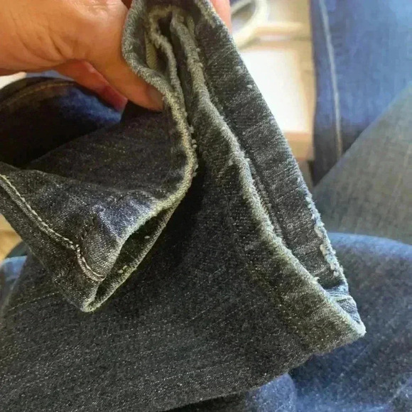 Rare moto London vintage Y2K low rise, flare leg, medium weight,distressed jeans - Picture 9 of 13